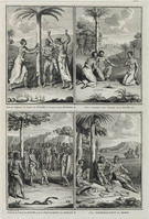 KG 11974
<br/>
Guinea: Religieuze en regen ceremonie, besnijdenis en dodenherdenking.
<br/>
<em>Picart, Bernard (1673-1733)</em>
